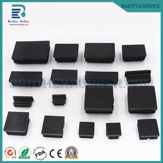Square Silicone Rubber Feet Furniture Pad Foot for Cushion Vibration Absorber
