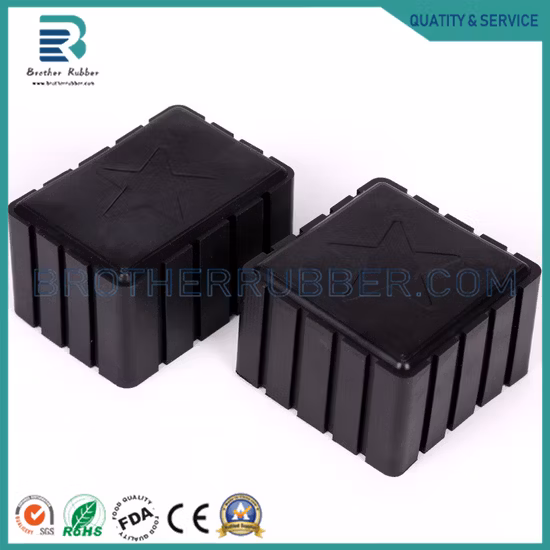 Square Silicone Rubber Feet Furniture Pad Foot for Cushion Vibration Absorber