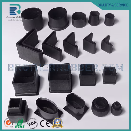 Square Silicone Rubber Feet Furniture Pad Foot for Cushion Vibration Absorber